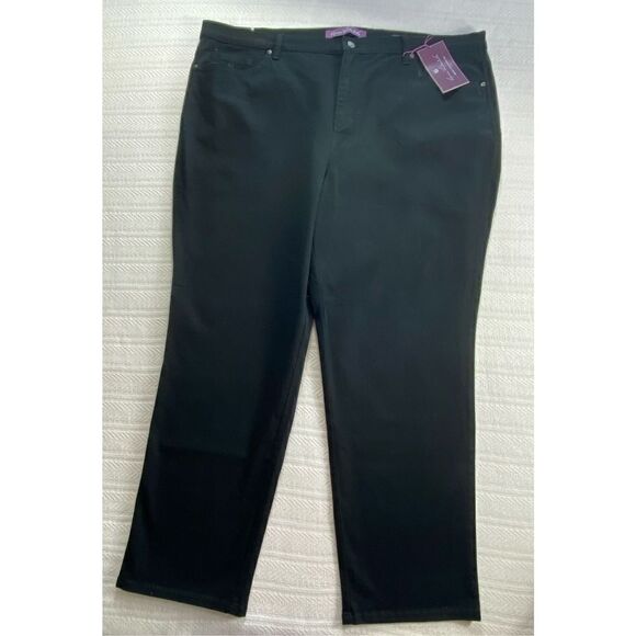 Gloria Vanderbilt 22W Average Amanda Essential Stretch Black Jeans - Picture 11 of 12